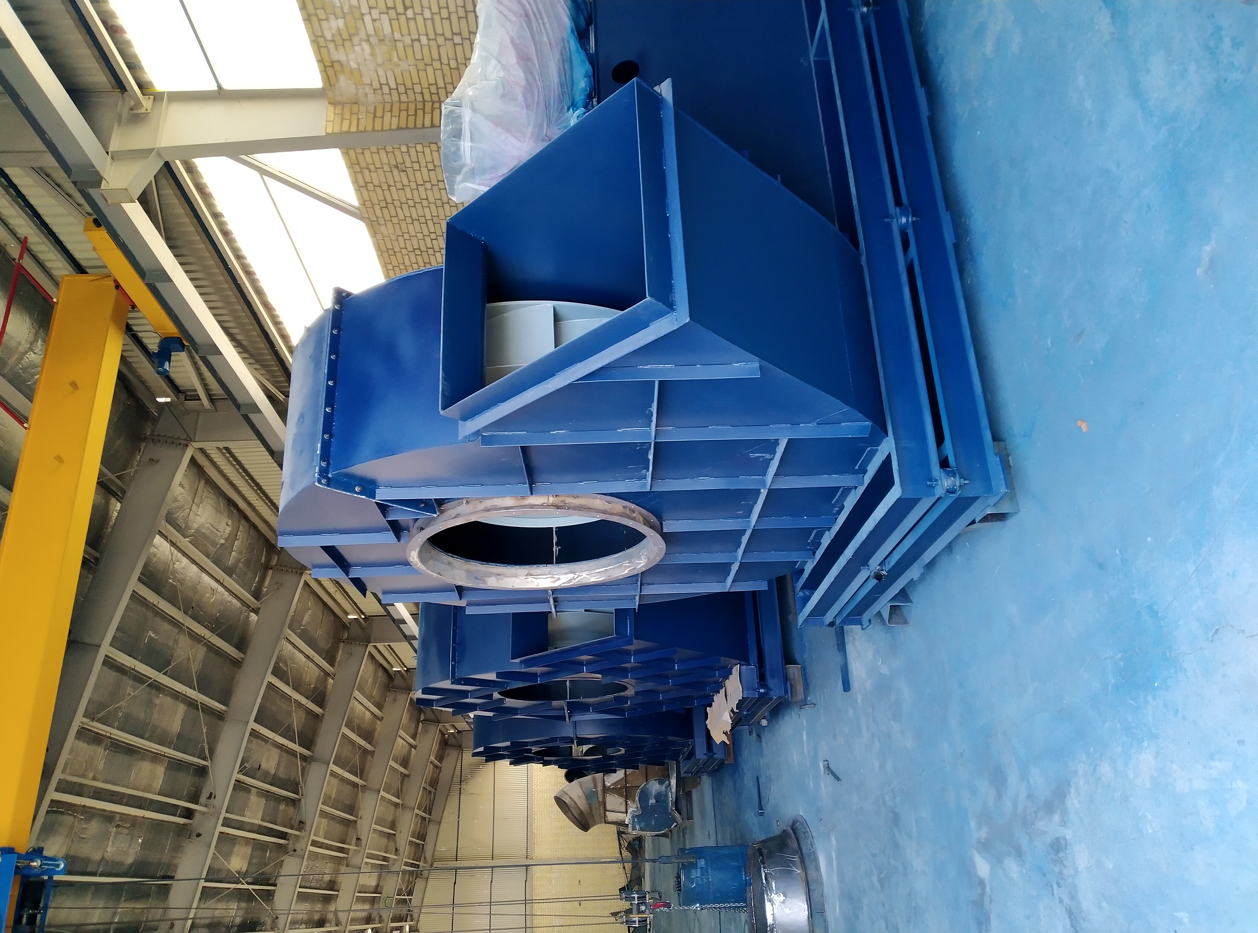 Production-floor integration or execution sequence photo.