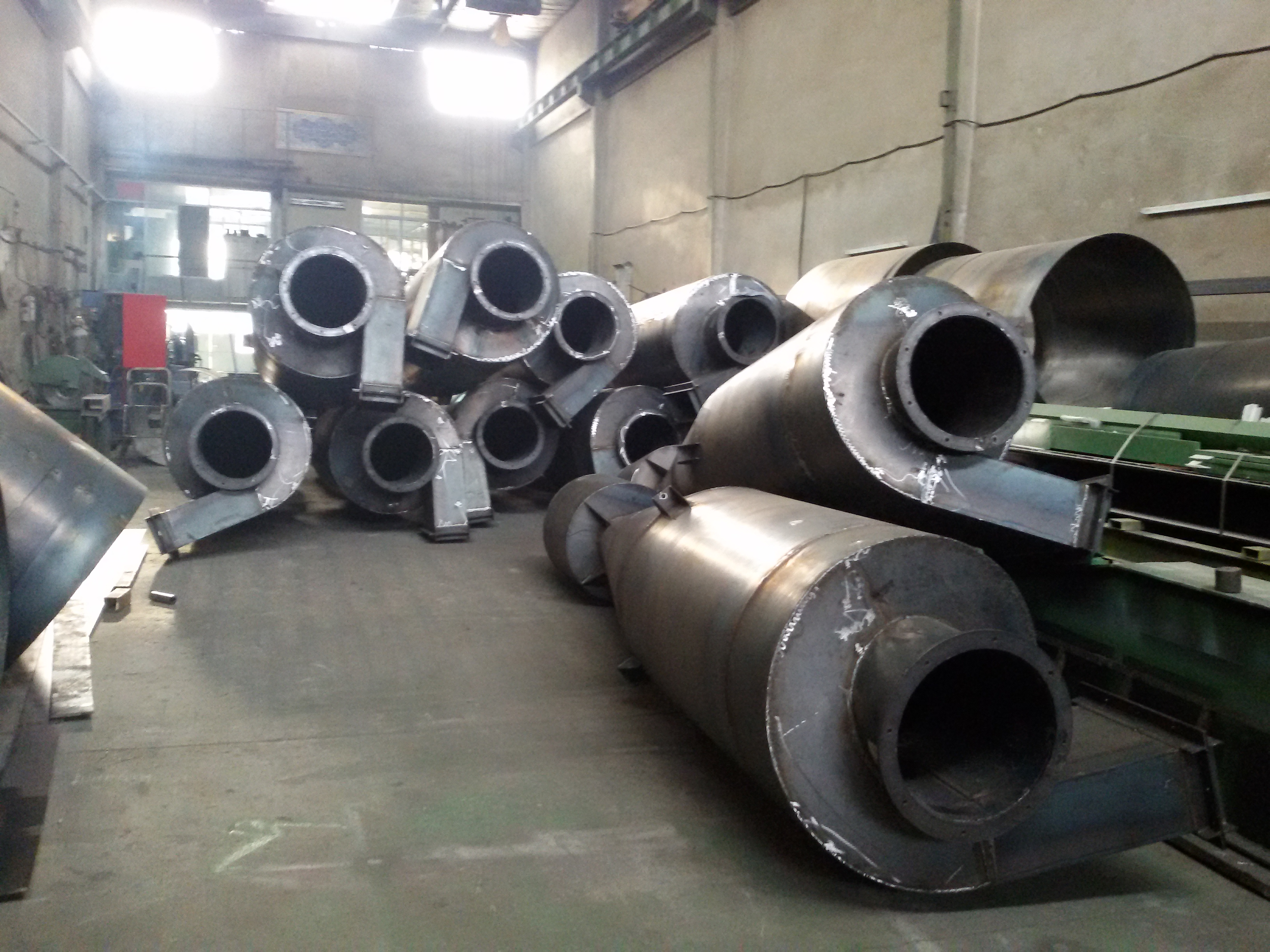 Production-floor integration or execution sequence photo.